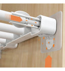 Kit 4 suporte adesivo prateleira transparente mão francesa cantoreira - fronteiradobrasil