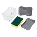 Dispenser de Detergente e Suporte Porta Bucha 2 X 1 - fronteiradobrasil