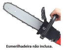 kit motoserra adaptador para esmerilhadeira/lixadeira - profield - fronteiradobrasil